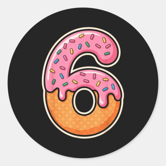 67 Halloween Costume Duo Matching Number 6 And 7 I Runder Aufkleber (Vorderseite)