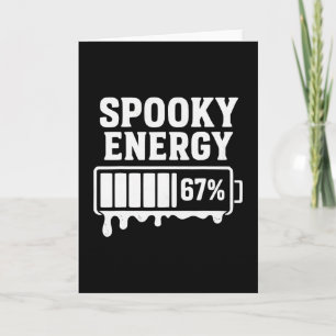 67 Halloween Grusel Energie Brainrot Meme Six Seve Karte