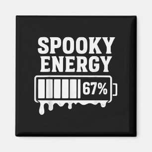 67 Halloween Gruselige Energie Brainrot Meme Sechs Magnet
