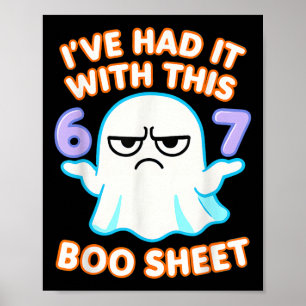 67 Halloween-Kostenüm Verflucht Folie 6 7 Meme Sec Poster