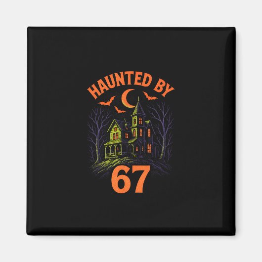 67 Halloween-Kostüm Brainrot Lehrer 6-7 Meme Sechs Magnet (Vorne)