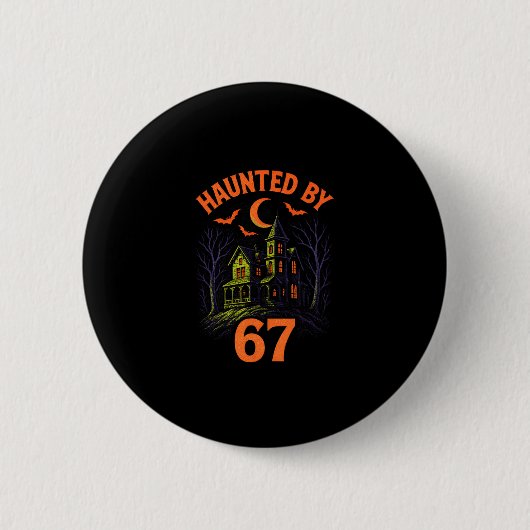 67 Halloween Kostüm Brainrot Lehrer 6-7 Meme Six Button (Vorderseite)