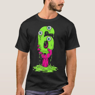 67 Halloween-Kostüm lustige Zahl 6 Sechs Meme für  T-Shirt
