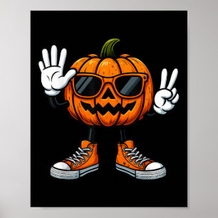 67 Halloween-Kürbis lustiger Brainrot-Meme Kinder  Poster