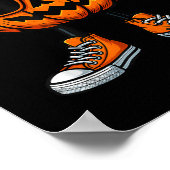 67 Halloween-Kürbis lustiger Brainrot-Meme Kinder Poster (Ecke)