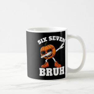 67 Halloween Lustiger Sechs Sieben Bruh Meme Brain Kaffeetasse