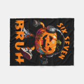67 Halloween Lustiger Sechs Sieben Meme Brainrot K Fleecedecke (Vorderseite (Horizontal))