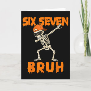 67 Halloween Lustiger Sechs Sieben Meme Brainrot K Karte