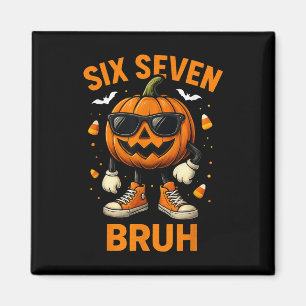 67 Halloween Lustiger Sechs Sieben Meme Brainrot K Magnet