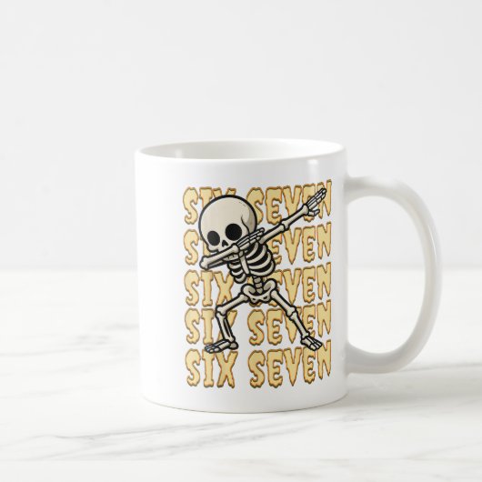 67 Halloween Lustiger Sechs Sieben Meme Brainrot S Kaffeetasse (Rechts)