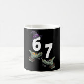 67 halloween mädchen hexe sechs sieben 6 7 meme st kaffeetasse (Mittel)