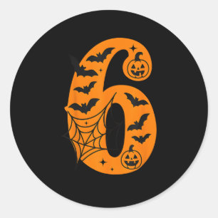 67 Halloween Matching Twin Boys Girls Brothers Sis Runder Aufkleber