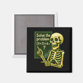 67 Halloween Mathe Lustig Sechs Sieben Meme Brainr Magnet (Vorderseite/Rückseite)
