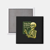 67 Halloween Mathe Lustig Sechs Sieben Meme Brainr Magnet (Vorderseite/Rückseite)