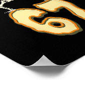 67 Halloween Meme 6 7 Numbers Six Seven Funny Kids Poster (Ecke)