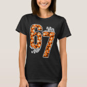 67 Halloween Meme 6 7 Numbers Six Seven Funny Kids T-Shirt (Vorderseite)