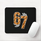 67 Halloween Meme 6 7 Zahlen Sechs Sieben Lustig K Mousepad (Mit Mouse)