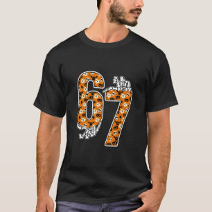 67 Halloween-Meme 6 7 Zahlen Sechs Sieben Lustige T-Shirt