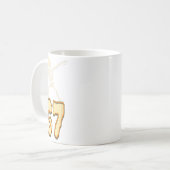 67 Halloween Meme 6 7 Zahlen Six Sieben Funny Kids Kaffeetasse (Vorderseite Links)