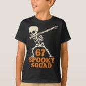 67 Halloween Meme 6 7 Zahlen Six Sieben Funny Kids T-Shirt (Vorderseite)