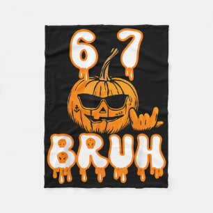 67 Halloween-Meme-Brainrot-Kostüm Kinder 6-7 Sechs Fleecedecke