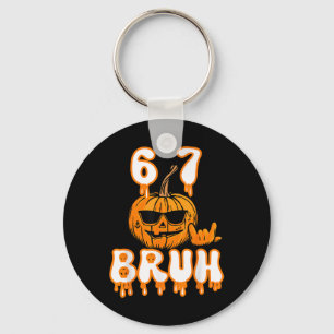 67 Halloween-Meme-Brainrot-Kostüm Kinder 6-7 Sechs Schlüsselanhänger
