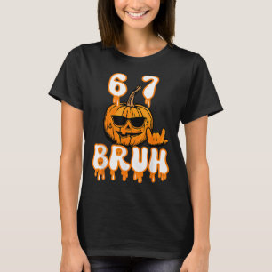 67 Halloween-Meme-Brainrot-Kostüm Kinder 6-7 Sechs T-Shirt