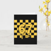 67 Halloween Meme Karte (Gelbe Blume)