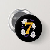 67 Halloween Meme Lustig Six Seven Halloween Kostü Button (Vorne & Hinten)