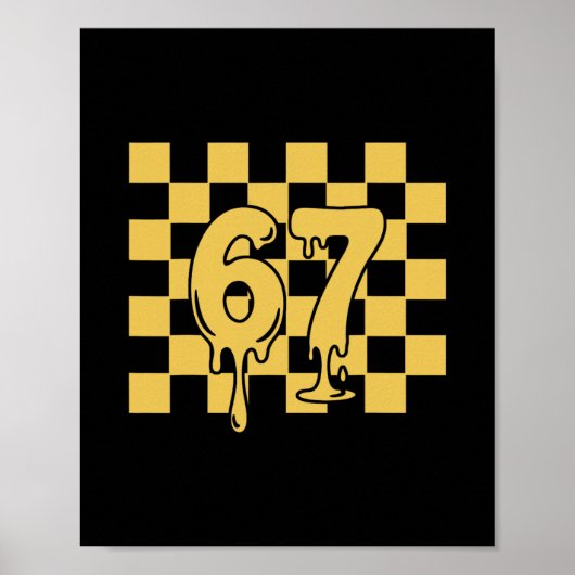 67 Halloween Meme  Poster (Vorne)