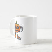 67 Halloween Pumpkin Funny Brainrot Meme Kids Six Kaffeetasse (Vorderseite Links)