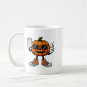 67 Halloween Pumpkin Funny Brainrot Meme Kids Six Kaffeetasse (Links)