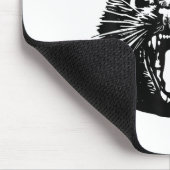 67 Halloween Schwarze Katze Brainrot Meme Sechs Si Mousepad (Ecke)