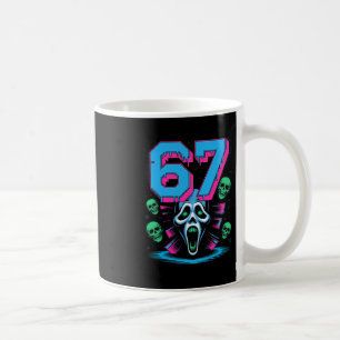 67 Halloween Scp Horror Gesicht Gruseliges Kostüm Kaffeetasse