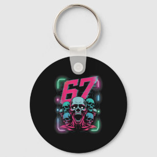 67 Halloween Scp Horror Gesicht Y Kostüm Shirt Hor Schlüsselanhänger