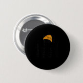 67 Halloween-Skelett-Friedenszeichen Lustiges Meme Button (Vorne & Hinten)