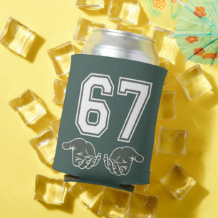 67 Hand Funny Six Seven Meme Generation Alpha  Dosenkühler