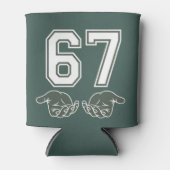 67 Hand Funny Six Seven Meme Generation Alpha Dosenkühler (Vorderseite)