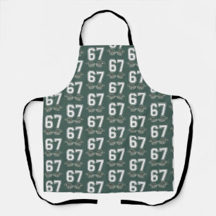 67 Hand Funny Six Seven Meme Generation Alpha  Schürze