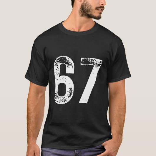 67 Happy B-Day Py gestört T-Shirt (Vorderseite)