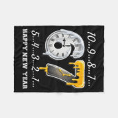 67 Happy New Year Six Seven Funny Countdown 2026 B Fleecedecke (Vorderseite (Horizontal))