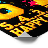 67 Happy New Year Six Seven Funny Countdown 2026 Poster (Ecke)