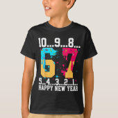 67 Happy New Year Six Seven Funny Countdown 2026 T-Shirt (Vorderseite)