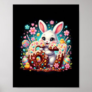 67 Hase Sechs Sieben 6 7 Ostertag Kinder Poster