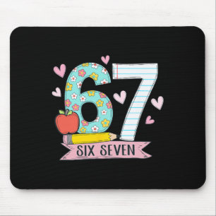 67 Hemd für Lehrer 67 Meme Frauen Lehrer Sechs Se Mousepad