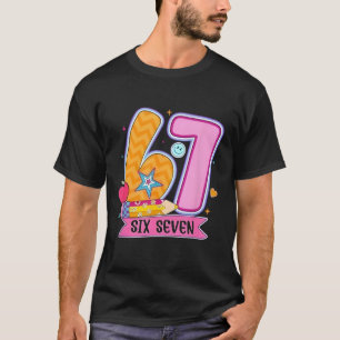 67 Hemd für Lehrer 6 7 Meme Frauen Lehrer Sechs S T-Shirt