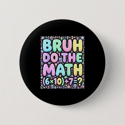 67 Hemd Six Seven Meme 6-7 Jungen Kinder Mädchen B Button (Vorderseite)