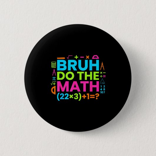 67 Hemd Six Seven Meme 6-7 Jungen Mädchen Bruh D Button (Vorderseite)