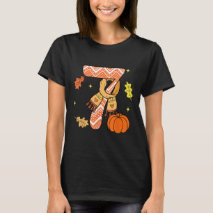 67 Herbst Herbst-Kürbis-Meme Lustig Sechs Sieben  T-Shirt