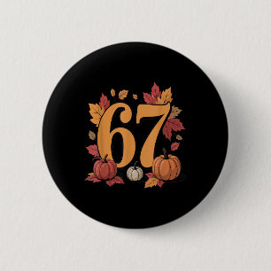 67 Herbst-Kürbis-Design für Herbst-Fans und Feiern Button